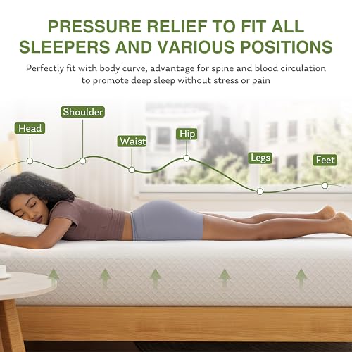 EGOHOME Cooling Memory Foam Twin Mattress