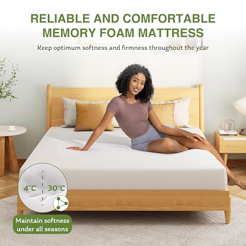 EGOHOME Cooling Memory Foam Twin Mattress