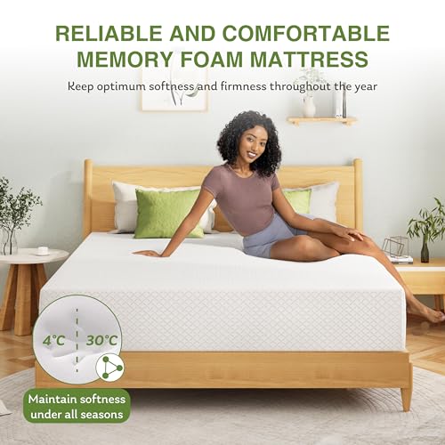 EGOHOME Cooling Memory Foam Twin XL Mattress