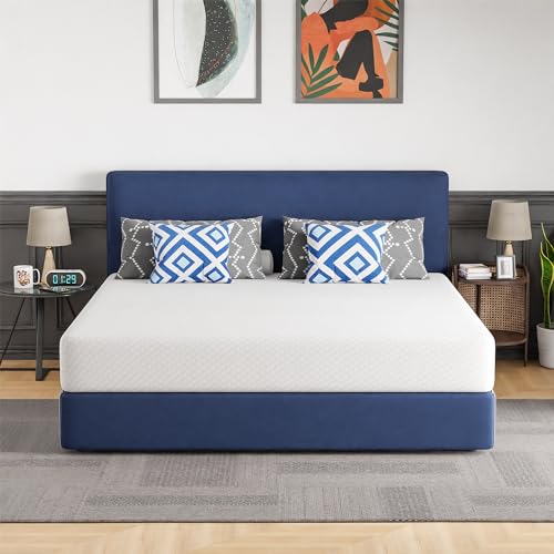 FDW Ventilated Gel Memory Foam Mattress - King Size - White