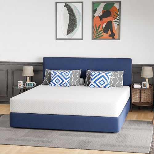 FDW Ventilated Gel Memory Foam Mattress - King Size - White
