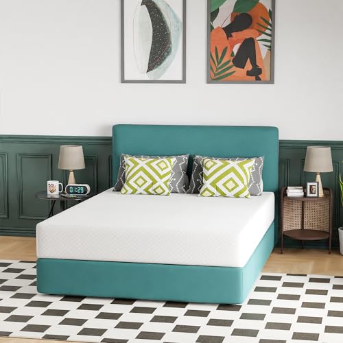 FDW Ventilated Gel Memory Foam Mattress - Queen Size - White