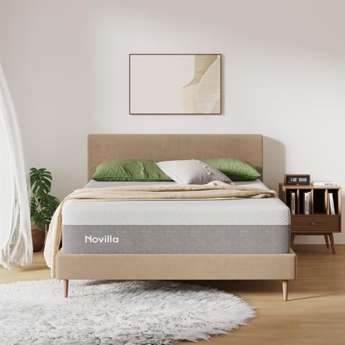 Novilla Gel Memory Foam Mattress - Full Size - Grey