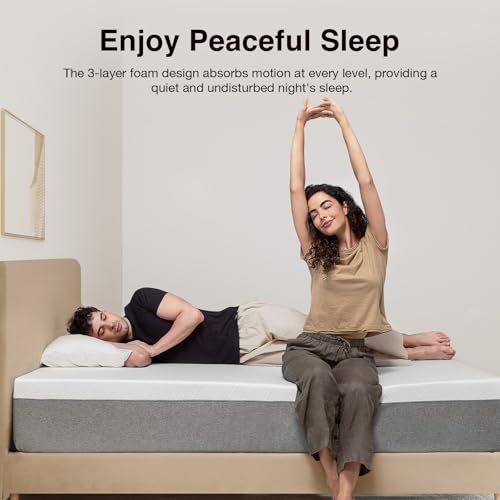 Novilla Gel Memory Foam Mattress - Full Size - Grey