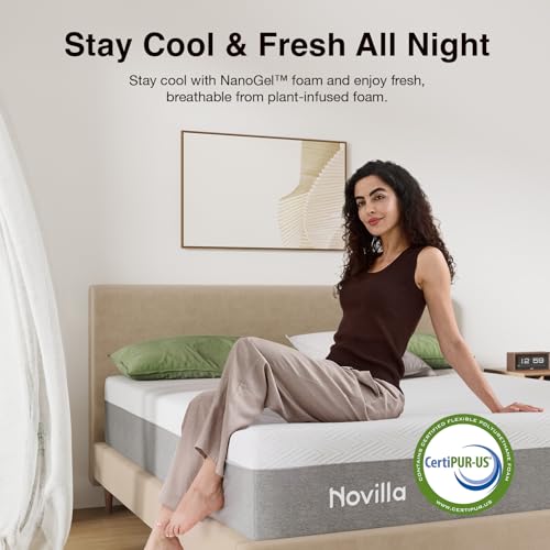 Novilla_Gel_Memory_Foam_Mattress_-_Twin_XL_Size_-_Grey_2