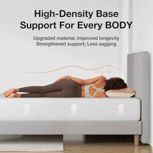 Novilla NanoGel Memory Foam Mattress - California King Size - White