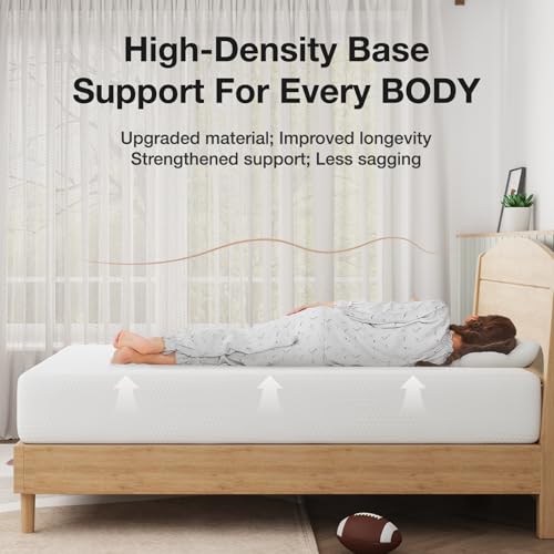 Novilla NanoGel Memory Foam Mattress - Full Size - White