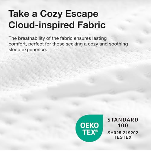 Novilla NanoGel Memory Foam Mattress - Full Size - White