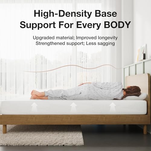 Novilla NanoGel Memory Foam Mattress - Twin Size - White