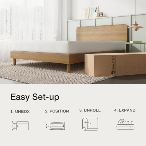 Novilla NanoGel Memory Foam Mattress - Twin XL Size - White