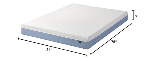 Zinus Airflow Cooling Memory Foam Mattress - Full Size - White