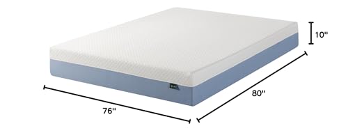 Zinus Airflow Cooling Memory Foam Mattress - King Size - White