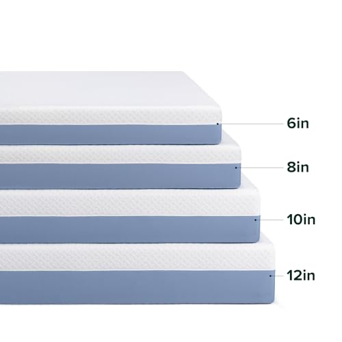 Zinus Airflow Cooling Memory Foam Mattress - Queen Size - White