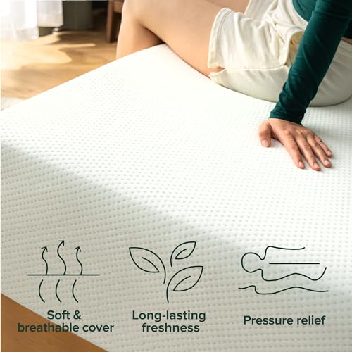 Zinus Green Tea Memory Foam Mattress - California King Size - White