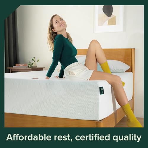 Zinus Green Tea Memory Foam Mattress - King Size - White