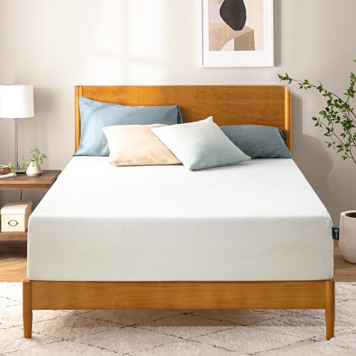 Zinus Green Tea Memory Foam Mattress - Queen Size - White