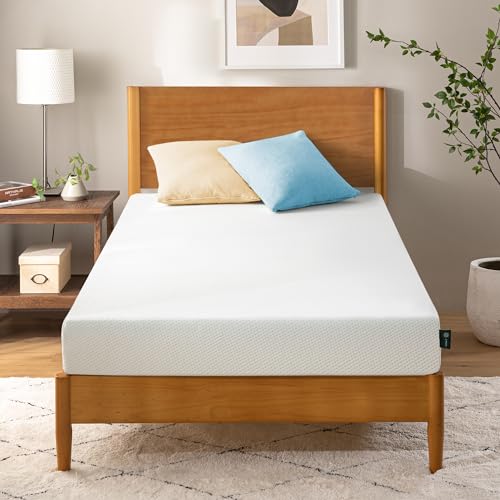 Zinus Green Tea Memory Foam Mattress - Twin Size - White