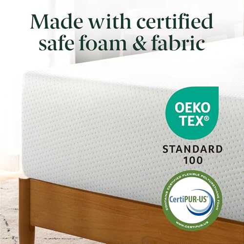 Zinus Green Tea Memory Foam Mattress - Twin XL Size - White